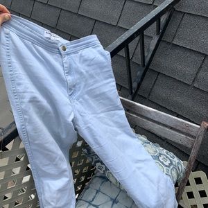 American apparel light wash jeans
